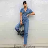 65023# WOMEN Ins Casual Commuter Slim Fit One Piece Jeans