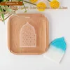 Moldes de cozimento Eid Mubarak Cookie Cutters Mold Diy Ramadan Cookies Pressione Carimbo de Imprensa Biscuit Cutter Fondant Cake Decorating Acessórios