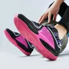 Chaussures de basket-ball pratiques printemps nouveaux pour les élèves primaires et secondaires Soles épaisses Sports professionnels Friction surdimensionnée NOI