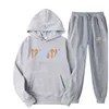 Traccia con cappuccio per le felpe con cappuccio di trapstar Designer Set da due pezzi Set Woman's maschile Sports Sports tracksuit Sporty Long Long Pullover Street Sport abbigliamento