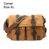 Moda de bolsa 2024 Cotton Canvas Leather Men Messenger ombro para crossbody full sling casual