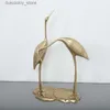 Arts et artisanat chinois Metal Crafts Old Crane Animal Statue Livin Room Decoration Couple Ornements Creative Home Decorations Weddin IFTSL2447