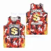 Street Fighter NCAA Movie Basketball Jerseys Akuma Bowser le King Koopa Cash Money Record