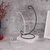 Decorative Plates 5PCS Bauble Holder Ornament Hanging Display Plant Stand Hanger Iron Home Decor