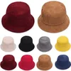 Szerokie brzegowe czapki wiadra unisex składany fisherman kapelusz vintage rafa koralowa moda moda na zewnątrz ulicy Hip Hip Mens Panama Q240403