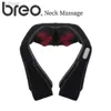 Full Body Massager Breo Shiatsu Neck Back Massager with Heat 3D Deep Kneading Pain Relief Shoulder Massage Electric Pillow for Neck Leg Foot 240407