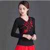 Casual Women Clothing Shirts For Vintage Clothes Tshirt Y2K Top Embroidery Etnic Style Streetwear Fashion 240326