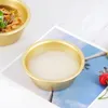 Dinnerware Sets 2 Pcs Ceramic Mixing Bowls Rice Storage Porridge Water Simple Aluminium Delicate Instant Noodle Healthy Travel