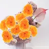 Dekorative Blumen künstliche Ringelblume Romantische Blumendekoration Home Hochzeit Ornament Simulation Orange