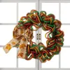 Fiori decorativi Fall Harvest Door Wreath Lightweight per celebrare le pareti della fattoria di decorazioni di ornamenti fuori