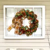 Fiori decorativi Fall Harvest Door Wreath Lightweight per celebrare le pareti della fattoria di decorazioni di ornamenti fuori