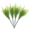 Fleurs décoratives 4 pcs simulées d'herbe persane fausses plantes artificielles pour décoration intérieure Ultraviolet Light Maison