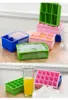 Glassverktyg Fastrelease 15Square Flexible Soft Premium Food Grade Silicon Cube Tray Ten Colors For Select9428168