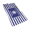 Towel Dark Blue Nautical Series Bathroom Products El Sauna Microfiber Household 40 70 Can Be Customized