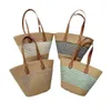 Daily Wear Beach Bags Large Capacity Tote Bag High-end Texture Single Shoulder Crossbody for Work Commuting Underarm Grass Woven