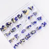 Наклейки Оптовые 240 шт./480pcs/1000pcs/2000pcs ++ 1boxed Prantback Nail strinestone Geometric Crystal Gem для Diy Manicure Nail Jewelry 1############