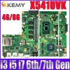 Материнская плата x541uv Mainboard для ASUS X541U X541UJ A541U X541UVK K541U Материнская плата ноутбука с 4GB 8G I36th I5 I7 GT920M 100% работа