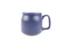 Ceramiczny kubek do herbaty do porcelanowych matowych niebieskich filiżanek biuro i dom z kubkami z uchwytem 240407