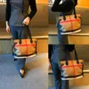 Luxe designer draagtassen voor vrouwen 2024 Hoge kwaliteit grote capaciteit boodschappentas canvas plaid mode dames handtassen 240323
