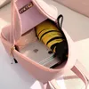 Schooltassen Shishi Leisure Koreaanse damestas vaste kleur crossbody trend bowknot kleine rugzak voor meisje