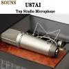 Microphones U87ai Studio Microphone U87Ai U67 M149 TLM103 TLM107 Professional Condenser Mic PC Gaming Recording Micro U87Ai