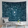 Tapestries Mathematical Formula Tapestry Education Knowledge Poster Art Wall Hanging Home Living Room Bedroom Dorm