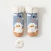 Nowe nowe zimowe noworodki Baby Cartoon Gtromen Gruston Bawełna ciepłe piętro Skarpetki Non-Slip Children Thermal Socks