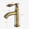 Rubinetti del lavandino da bagno rubinetto in ottone singolo mixer freddo tap torneira do banheiro antico bronzo rifinito