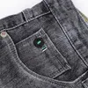 Shorts masculins jeans à ajustement serré jeans en vrac jeans y2k mince vêtements de rue extension coréenne à la mode