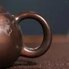 Teaware Sets Traditional Craft Yixing Zisha Pottery Tea Pot Ball Shaped Infuser Holes Marked Full Handmade Xishi Hand Carved Dragon 230ml