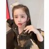 Jacken Mädchen Leder Jacke ziehen Ärmelmäntel Frühling Herbst Kids Casual Style Kinderkleidung Kleidung