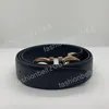 Ceinture de luxe ceinture de ceinture de ceinture de luxe design des hommes imprimé mode ou ceinture lisse 3,3 cm taille 105-125 cm