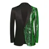 Suisses masculines 2024 Wave Sequin Sparkling Casual Trend Light Luxury Petit costume