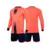 MB-8607 Custom Boys Girls Socce Jersey Long Sleeve Set Kid per adulti Plain Football Jersey Children Soccer Set 240323