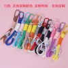 Keychains Lanyards Outdoor backpack rope keychain nylon woven mens and womens mountaineering buckle couples bracelet handbag pendant internet famous car Q240403