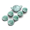 Teaware set xmt-Home Chinese Gongfu Tea Set Ceramic Tapot Cup Gaiwan