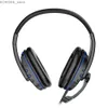 Écouteurs de téléphones portables 3,5 mm Casque de jeu filaire avec contrôle de volume de microphone pour Xbox PS4 PC Y240407