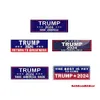 Banner Flags 3x9inch Trump 2024 US General Election Car autocollants de pare-chocs House Window ordinateur portable Decale America Back Back Keep Sticker 1 DHHUF