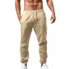 Pantalon masculin masculin automne d'été dans des vêtements de fitness sport de vêtements 2024 street street à la mode solide