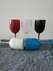 Wine Glasses Environmentally Friendly Food Grade Pp Material Goblet Plastic Red Cup Acrylic Imitation Glass 6-Piece Set Color Random