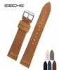 Eache Suede Leather Watch Band Sell Beige Light Brown Dark Brown Beige Green Black Grey Watch Straps 18mm 20mm 22mm Y190523019118580