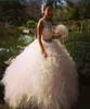 Две штуки Quinceanera платья кружевные шпоры с бисером кристаллы каскадные оборки пушистые сладкие 16 платьев Quinceanera Длина пола Part5910957