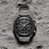Projektant Watch Hot Selling Para Moon Collaboration Six Igle Timing Quartz Watch For Space Lunar Mission