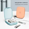 Séchoirs 4pcs kit de manucure portable kit pédicure en acier inoxydable outil de toilettes de voyage