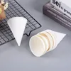 Disposable Dinnerware 200 Pcs Paper Cups Cone Ice Cream Shape Holder Shaped Water Dessert Storage Cooler