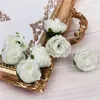 Decorative Flowers 10pcs Artificial Flower 3cm Silk Rose Head Wedding Party Christmas Home Decoration DIY Wreath Gift Box Scrapbook Craft