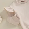 Set di abbigliamento per bambini per bambini outfit a 2 pezzi set tuta a maniche lunghe a maniche lunghe e vetri