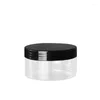 Storage Bottles 14pcs 89Dia. Transparent Wide Mouth Bottle Empty Plastic Body Cream Containers Screw Lid 5oz 150ml 200ml Cosmetic Jar With