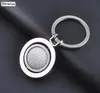 Keychains Lanyards 3 Desing Rotation Football metal Keychain golf basketball Car Key Chain Ring key pendant For Man Women Gift Jewelry #17122 Q240403