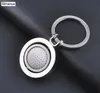 Keychains Lanyards 3 Rotation de la desseurs de football Métalcèle Keychain Golf Basketball Car Key Chain Ring Pendentif pour homme Femmes Gift Bijoux # 17122 Q240403